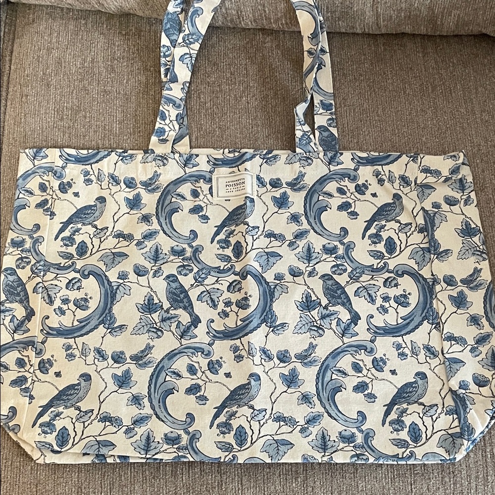 Sezane X Antoinette Poisson tote bag